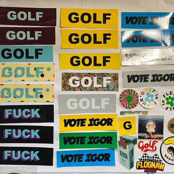 Golf Wang Sticker Pack Bundle Lot Tyler the Creator - Picture 4 of 4